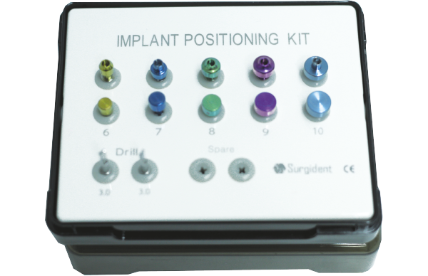 Хирургический шаблон для определения позиции имплантата Surgident