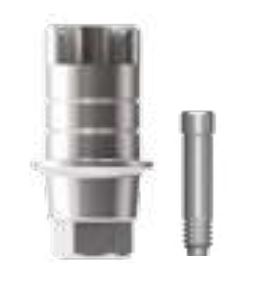 База для циркониевого абатмента D=4.0/H=1.5/P=6 AO с шестигранником