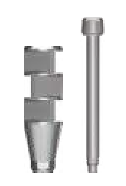 Трансфер слепочный для открытой ложки d 6.5, h 7 mm с шестигранником