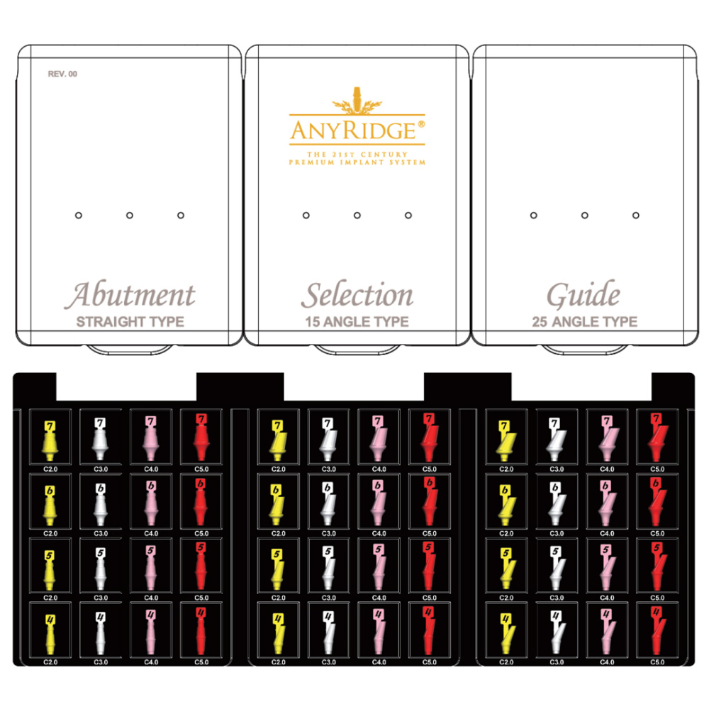 Набор примерочных абатментов AnyRidge kanasg3000