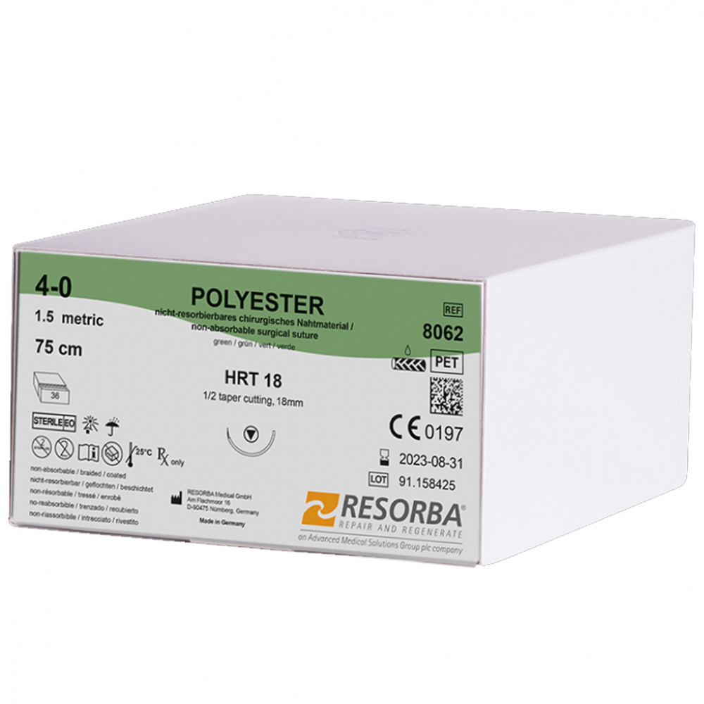 Полиэстер DS 16 1 ЕР 5-0 USP 0.45 m. 3. s-8148