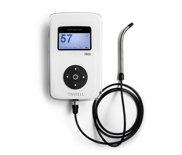 Прибор для определения стабильности имплантата в кости.