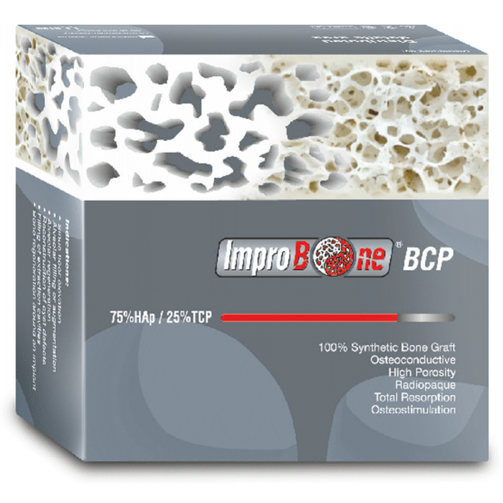 Остеопластический материал IMPRO BONE BCP 0.5 - 1 mm 0.5g x 1штука