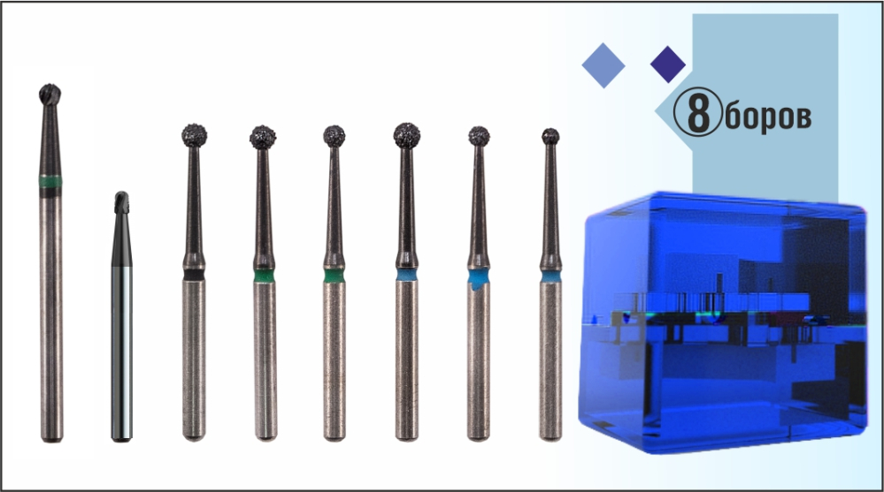 Набор боров IQdent для апикотомии